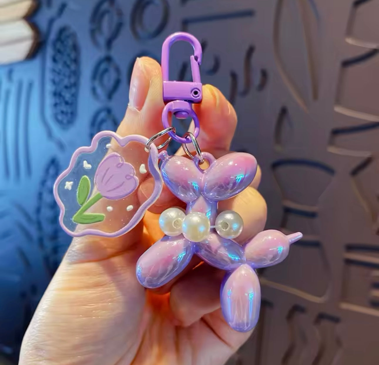 Balloon Dog Keychain