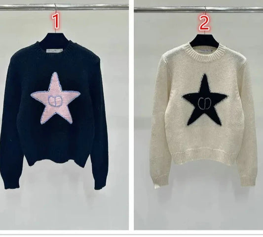 Fuzzy C/D Star Sweater *PREORDER*