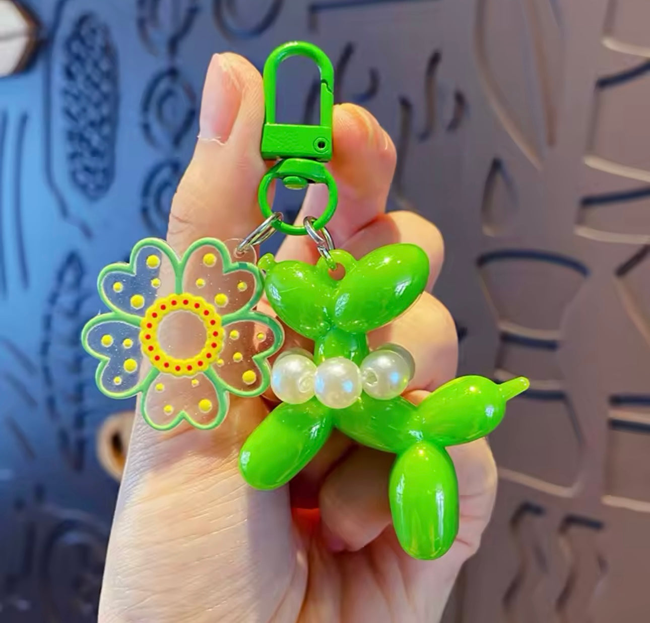 Balloon Dog Keychain