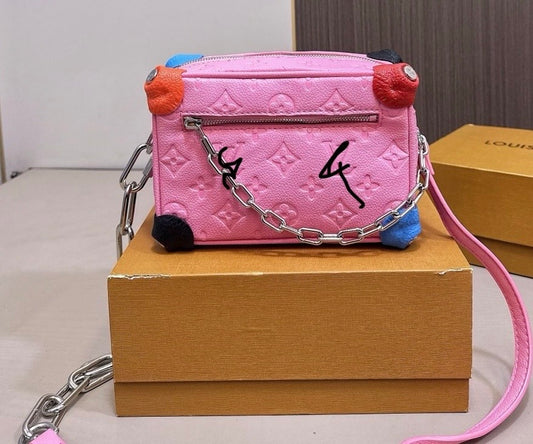 Pink Lu Square Bag