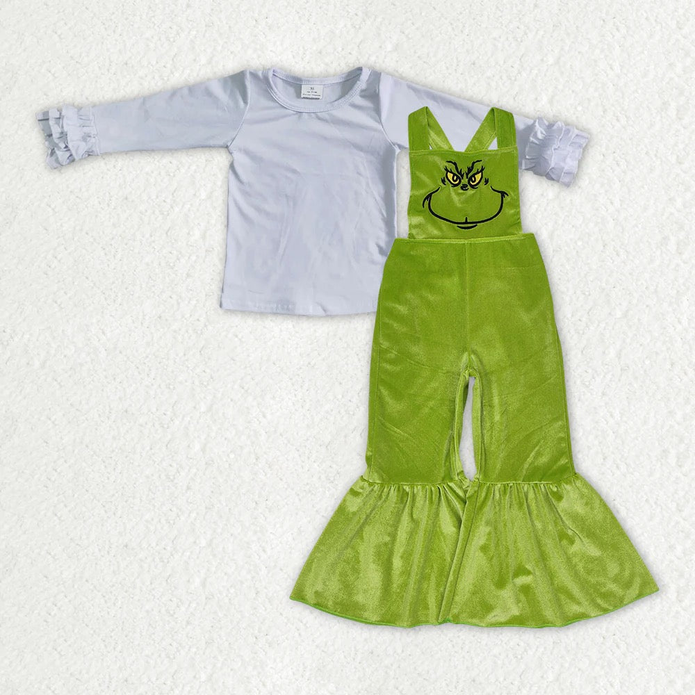 Velour Grouchy Overalls